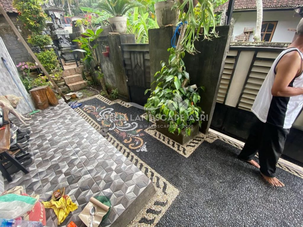 lantai batu sikat