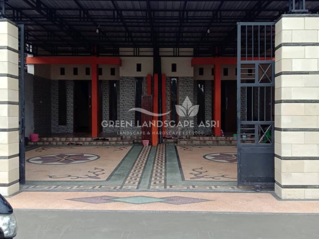 lantai batu sikat