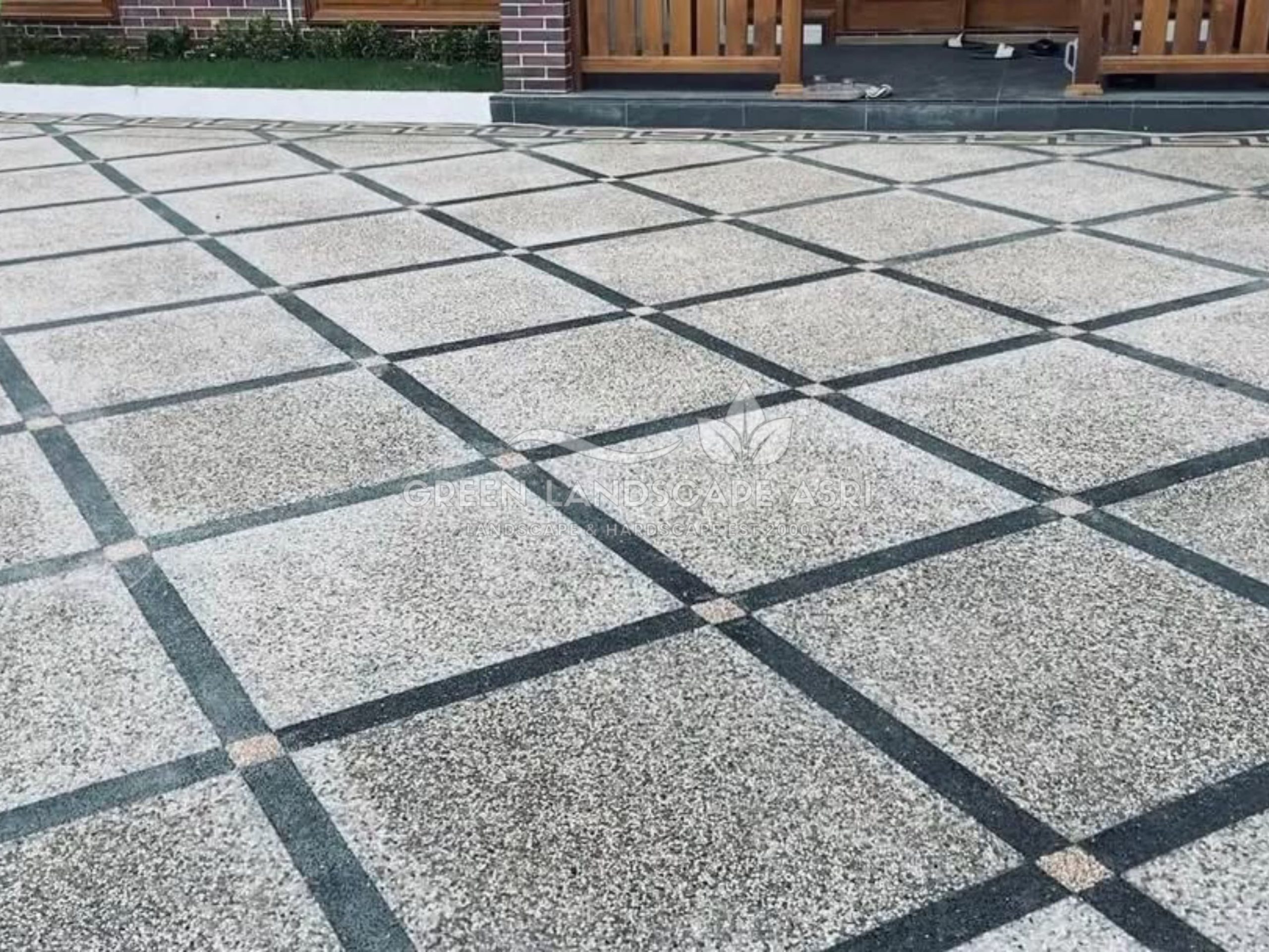 lantai batu sikat