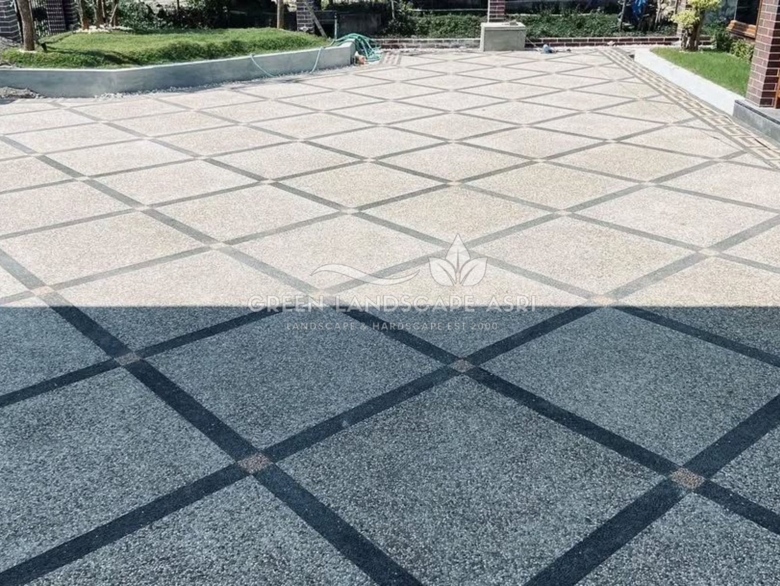 lantai batu sikat