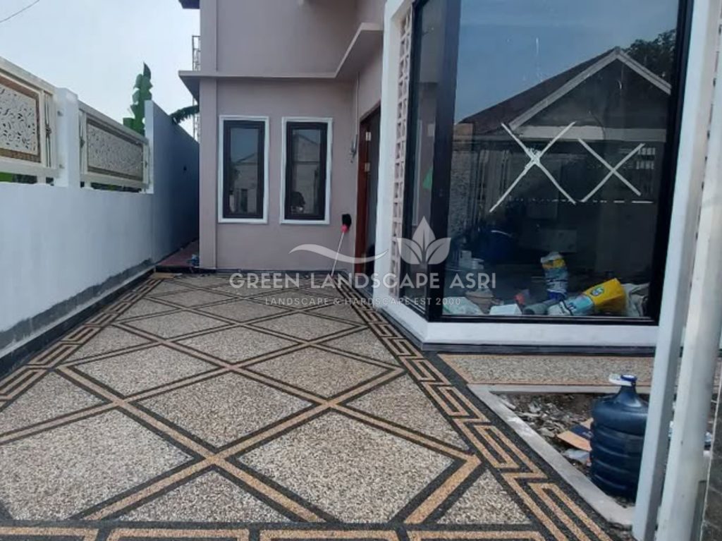 lantai batu sikat