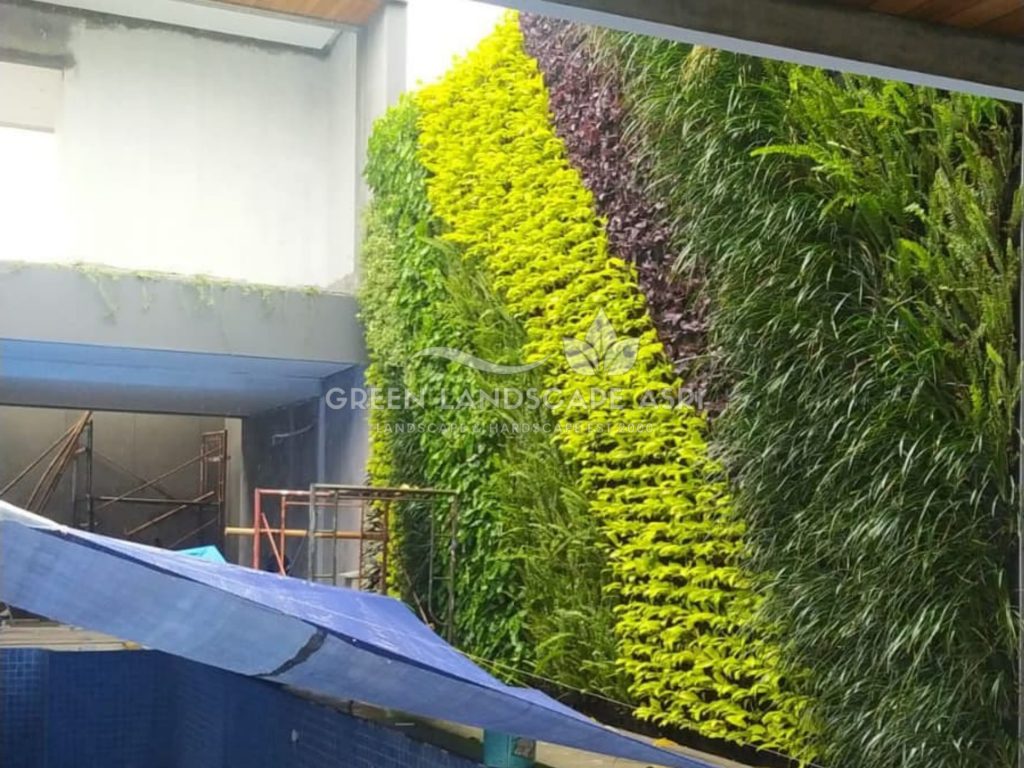 Jasa Bikin Vertical Garden Asli & Sintetis