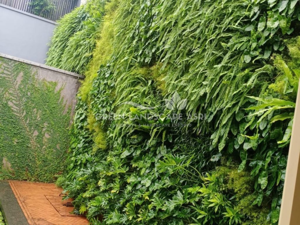 Jasa Bikin Vertical Garden Asli & Sintetis