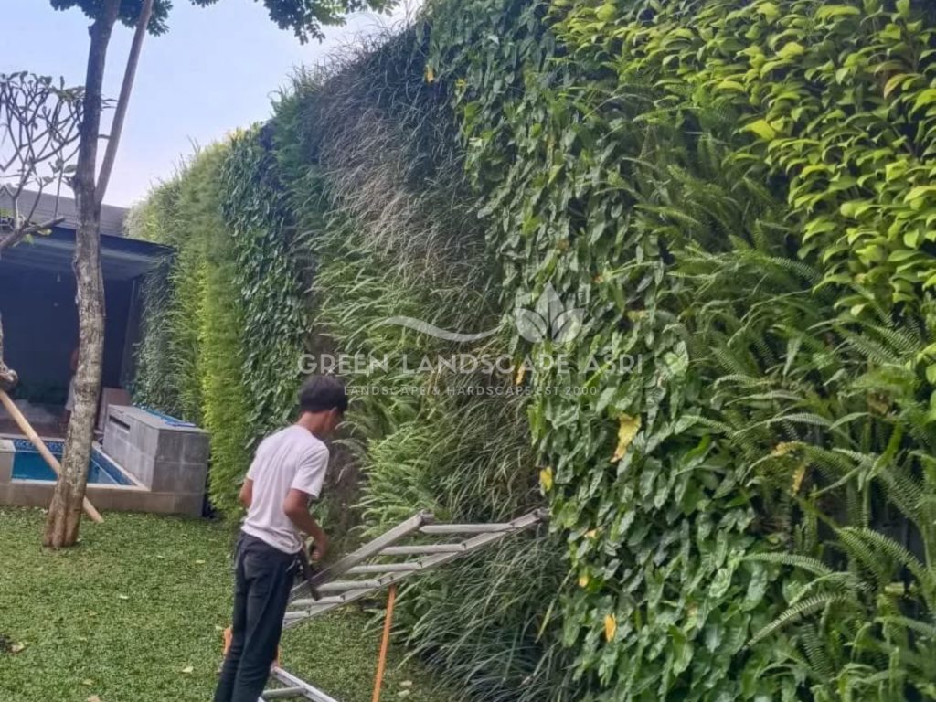 Jasa Bikin Vertical Garden Asli & Sintetis