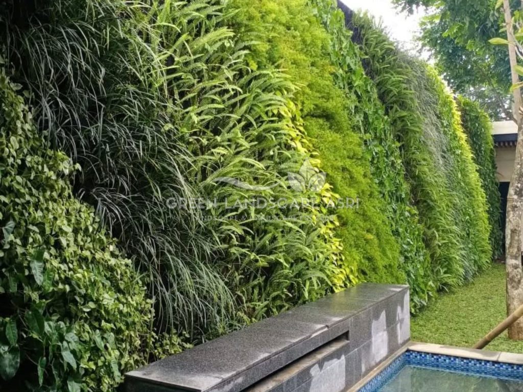 Jasa Bikin Vertical Garden Asli & Sintetis