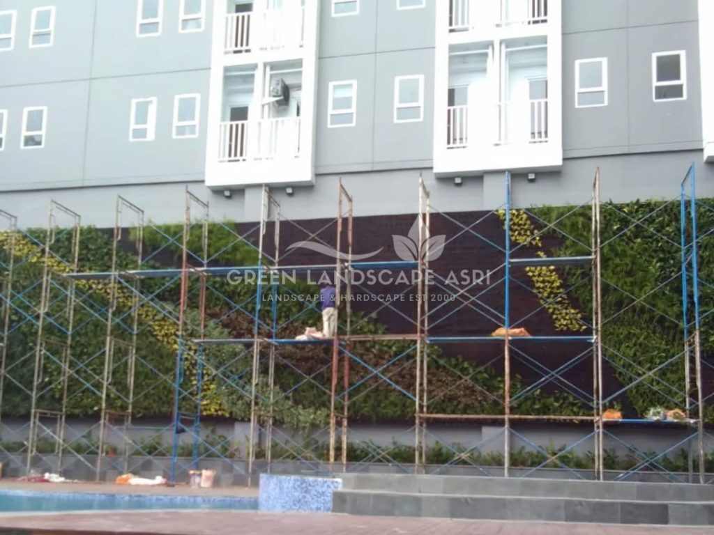 Jasa Bikin Vertical Garden Asli & Sintetis