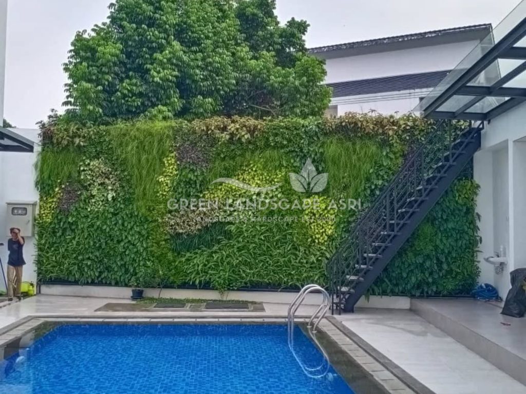 Jasa Bikin Vertical Garden Asli & Sintetis