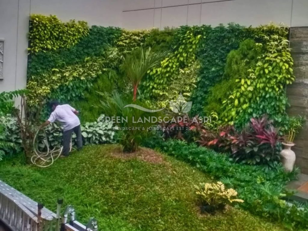Jasa Bikin Vertical Garden Asli & Sintetis