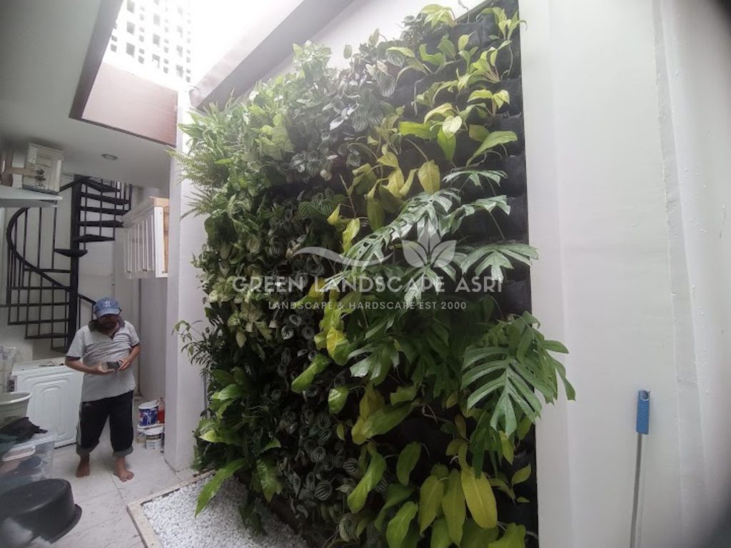Jasa Vertical Garden Tanaman Asli