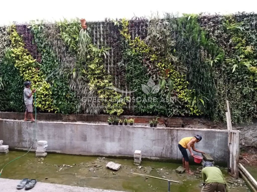 Jasa Bikin Vertical Garden Asli & Sintetis