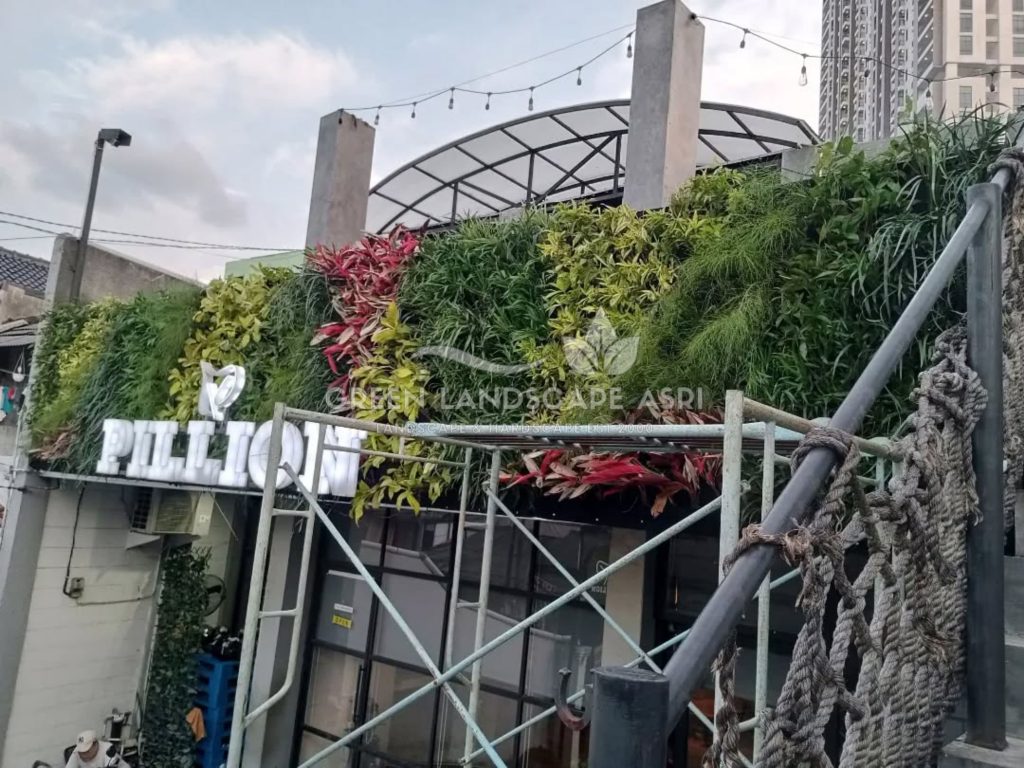 Jasa Bikin Vertical Garden Asli & Sintetis
