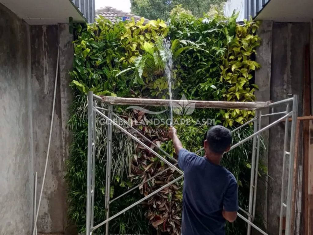 Jasa Bikin Vertical Garden Asli & Sintetis