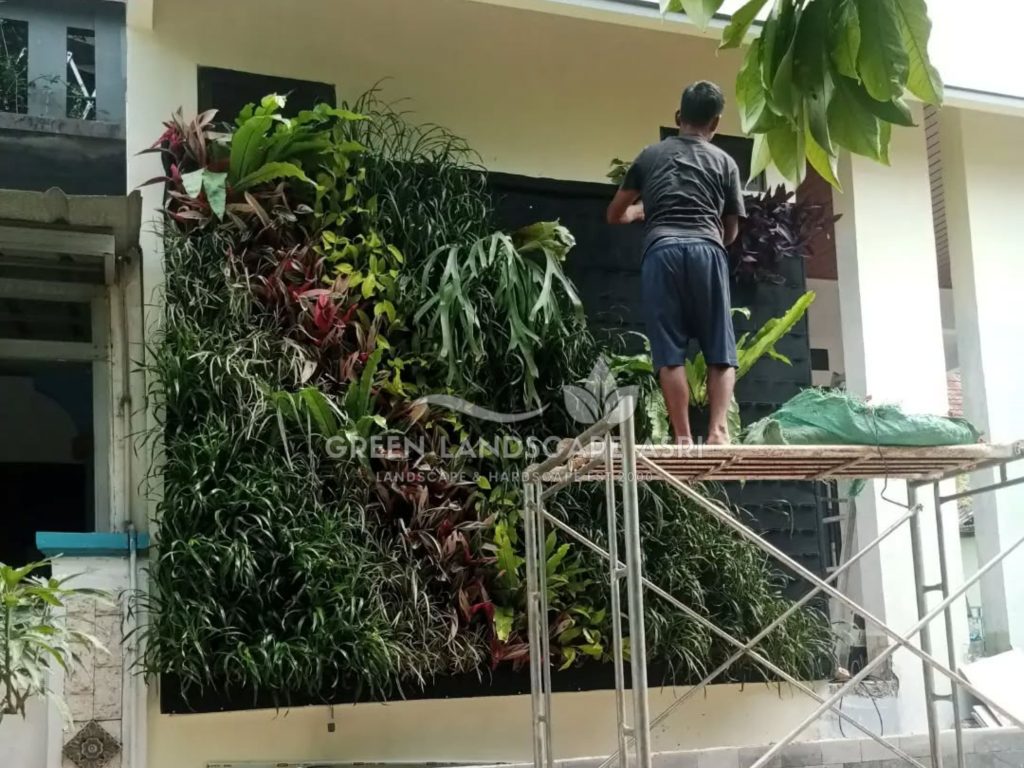 Jasa Bikin Vertical Garden Asli & Sintetis