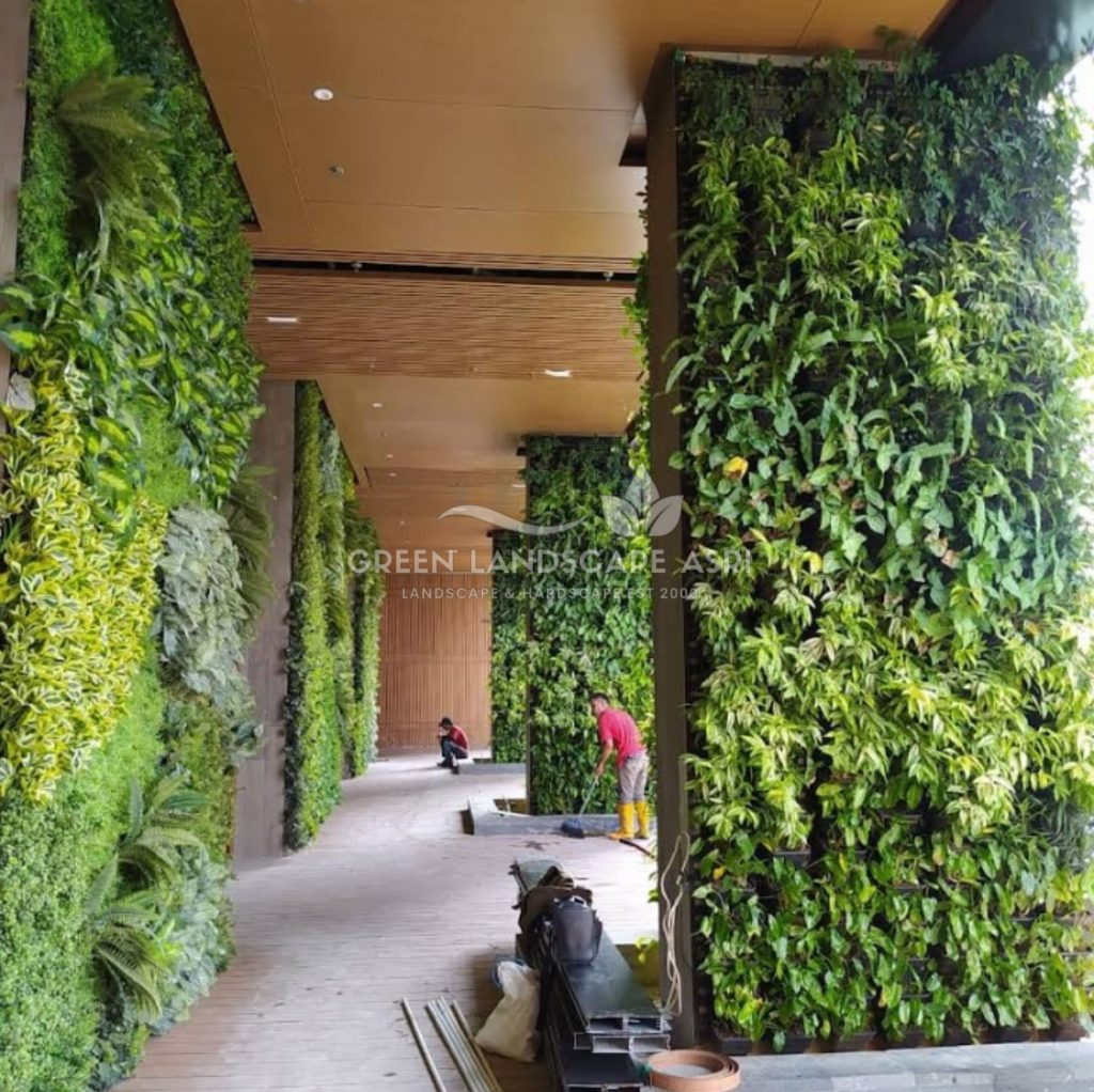 Jasa Vertical Garden Tanaman Asli
