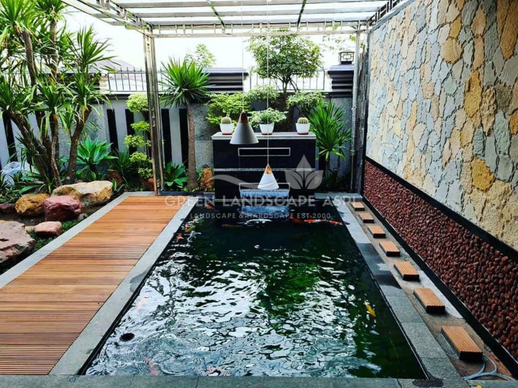 Tukang Kolam Ikan Minimalis