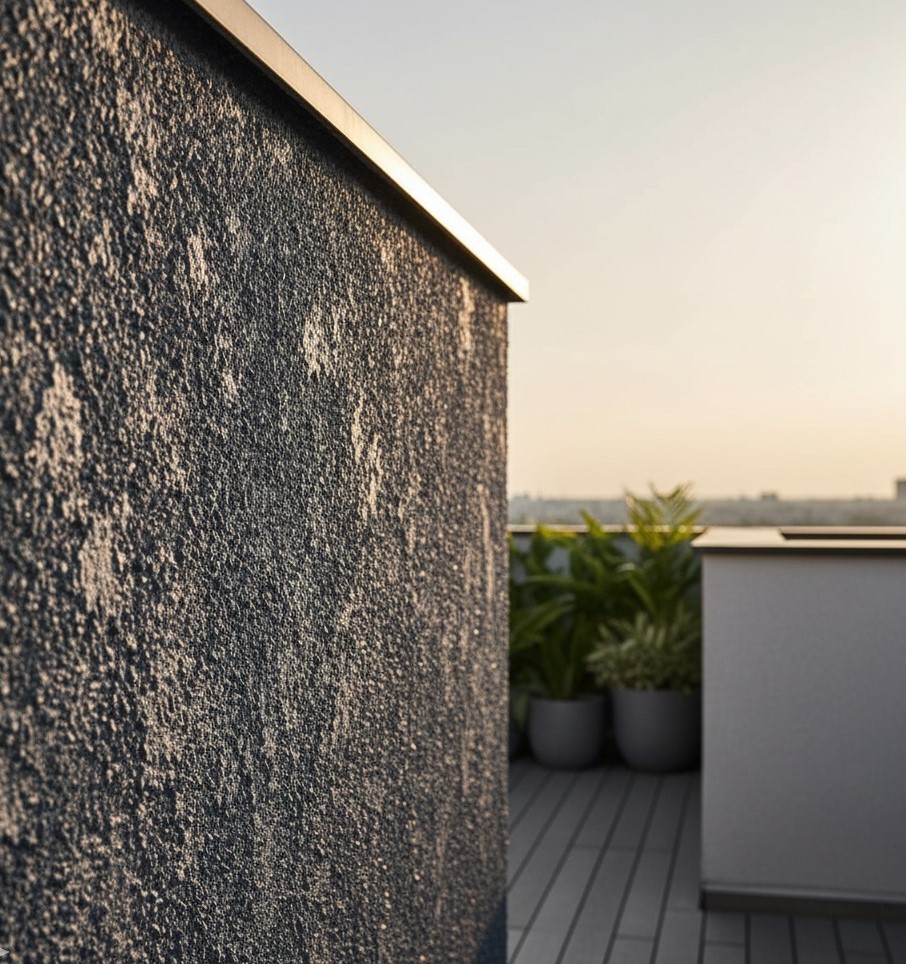 Cat Tekstur Dinding Rooftop untuk Perlindungan dan Gaya