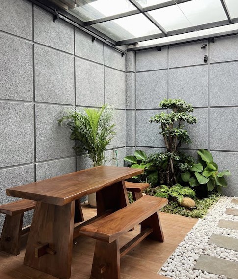 Cat Tekstur Dinding Taman untuk Tampilan yang Lebih Estetik