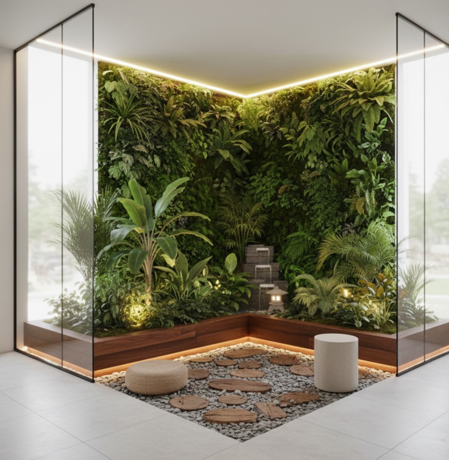 Ide Taman Sudut Rumah agar Tidak Terbuang Sia-sia