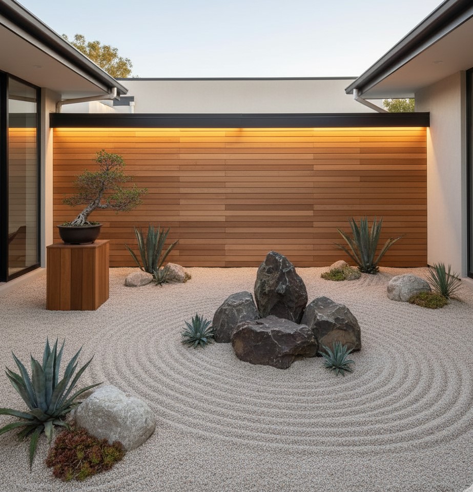 Menata Taman Kering untuk Hunian Bernuansa Tenang