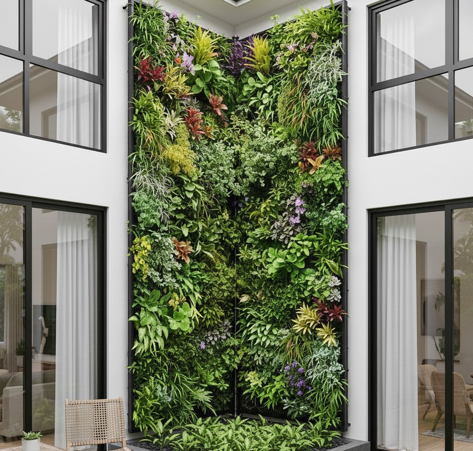 Vertical Garden Sudut Rumah untuk Menambah Kesan Hidup