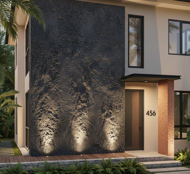 Cat Tekstur Sisi Rumah untuk Tampilan Eksterior Unik